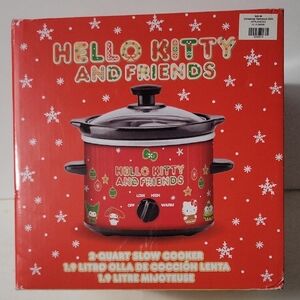 Hello Kitty Red Slow Cooker with Festive Design